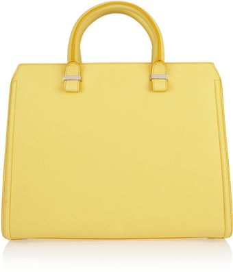 Victoria Beckham Victoria Structured Leather Tote - Lyst