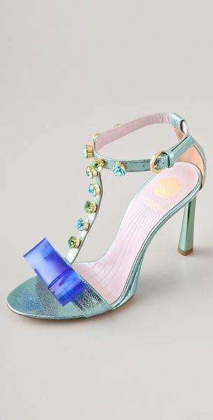 Viktor & Rolf Bow T Strap Sandals - Lyst