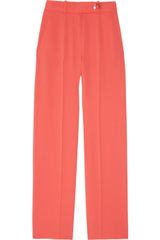 Carven Cropped Wideleg Crepe Pants