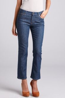Celine Blue Speckled Stretch Denim Skinny Jeans - Lyst