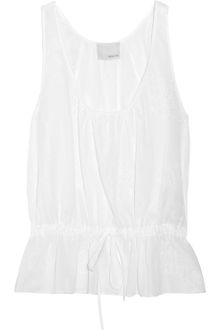 Girl. By Band Of Outsiders Cedence Embroidered Cotton Tank - Lyst