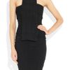 Isabel Marant Liz Ruched Stretch Crepejersey Mini Dress in Black - Lyst