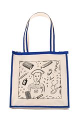 Olympia Le-Tan Printed Canvas Cotton Bag