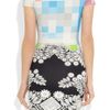 Preen Scuba Printed Stretchjersey Dress in Blue (multicolored) - Lyst