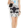 Preen Scuba Printed Stretchjersey Dress in Blue (multicolored) - Lyst