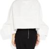 Rick Owens Grosgrainpaneled Twill Jacket in White - Lyst