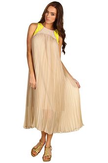 Tibi Iona Beading Pleated Dress - Lyst