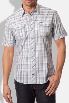 7 Diamonds Newport Plaid Woven Shirt - Lyst