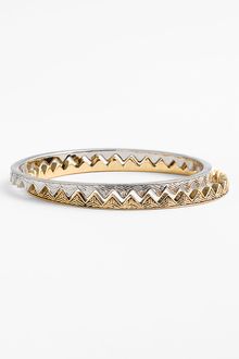 House Of Harlow Engraved Triangle Bangles - Lyst