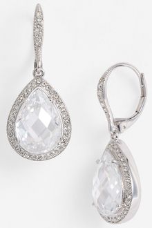 Nadri Pear Drop Boxed Earrings - Lyst