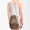 Parker Colorblock Sequin Shift Dress in Brown (cream) - Lyst