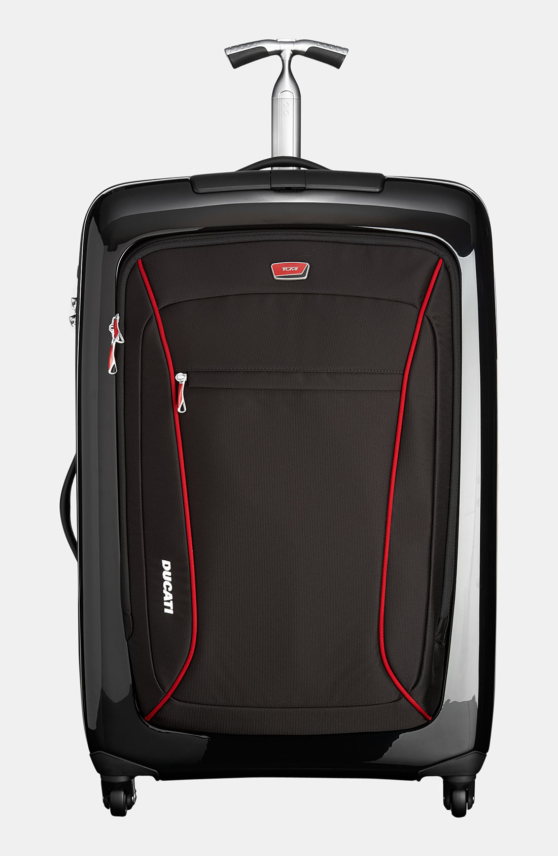 tumi black luggage