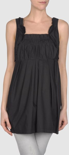 Vera Wang Top in Black - Lyst