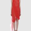 Vera Wang Short Dresses in Red - Lyst