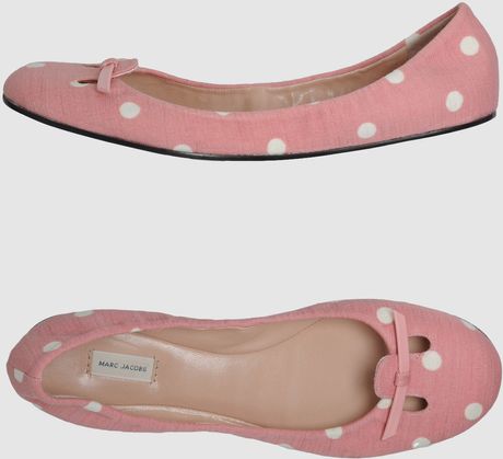 Marc Jacobs Ballet Flats in Pink - Lyst