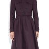 Burberry Prorsum Belted Linen and Cottonblend Trench in Purple (plum) - Lyst