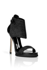 Camilla Skovgaard Black Harness Stiletto Sandals