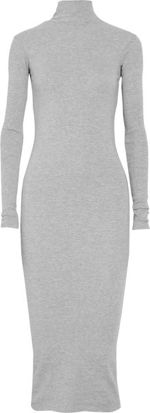 Complexgeometries Cottonjersey Turtleneck Sweater Dress - Lyst