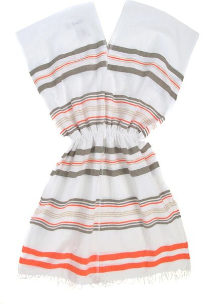Lemlem Mara Tunic in White (tobacco) - Lyst