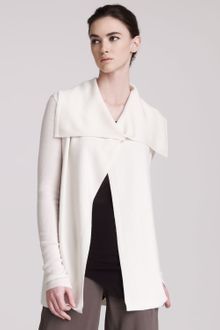 Rick Owens Snap Front Cashmere Cardigan - Lyst