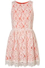 Topshop Petite Lace Georgia Dress