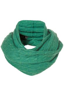 Topshop Angora Cable Snood - Lyst