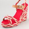 Tory Burch Espadrilles Camelia Wedge in Red - Lyst