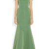 Zac Posen Silkfaille Gown in Green - Lyst