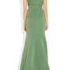Zac Posen Silkfaille Gown in Green - Lyst