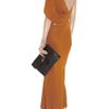 Alexander Wang Asymmetric Silk Crepe Dress in Brown - Lyst