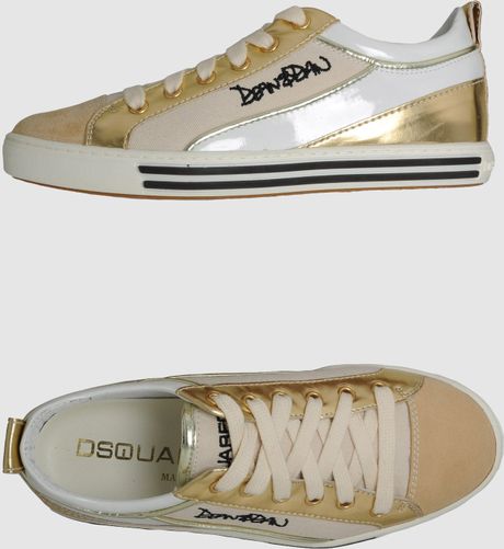 Dsquared2 Dsquared2 Sneakers in Gold (beige) - Lyst