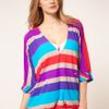 Marc By Marc Jacobs Merida Stripe Beach Cover Up in Multicolor (slategreymulti) - Lyst