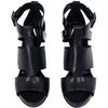 Pierre Hardy Soft Calf and Patent Leather Sandal in Black in Black - Lyst