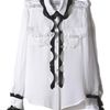 Prabal Gurung All Ruffles Shirt in White - Lyst