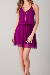 Alice + Olivia Lila Y Back Dress