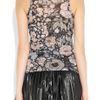 Christopher Kane Floral Print Modal Tank in Gray (floral) - Lyst