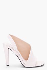 Diane Von Furstenberg Dusty Nude Nubuck Morocco Heels