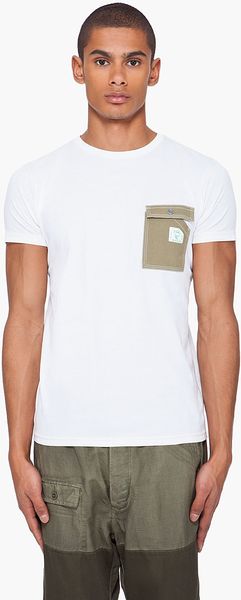 Diesel White Latrin Tshirt in White for Men - Lyst