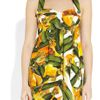 Dolce & Gabbana Printed Brocade Cottonblend Mini Dress in Multicolor (multicolored) - Lyst