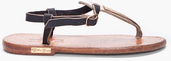Golden Goose Deluxe Brand Black Picon Sandal - Lyst