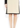 Lanvin Twotone Mattesatin Skirt in Beige - Lyst