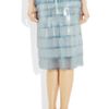 Marc Jacobs Elsa Fringed Tulle Skirt in Blue - Lyst