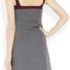 Miu Miu Cotton Poplin Mini Dress in Gray - Lyst