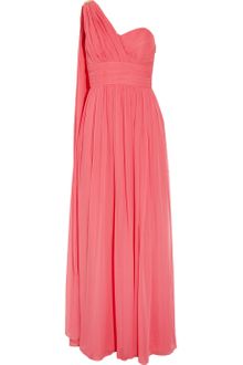 Notte By Marchesa Embellished Oneshoulder Silkchiffon Gown - Lyst