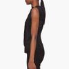 Rick Owens Leather Trimmed Scarf Tank Top in Black - Lyst
