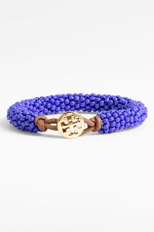 Tory Burch Logo Bead Bracelet - Lyst
