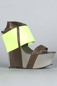 United Nude The Geisha Hi Shoe in Neon Yellow - Lyst