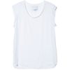 3.1 Phillip Lim Silk Muscle Tee in Antique White in White - Lyst