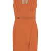 Elie Saab Strch Crepe Sl Shrt Dres 21 in Orange - Lyst
