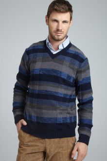 Hickey Freeman  V-neck Sweater - Lyst